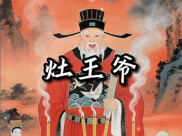 腊月二十三，送灶王爷上天-神人佛-善无痕蛇无泪