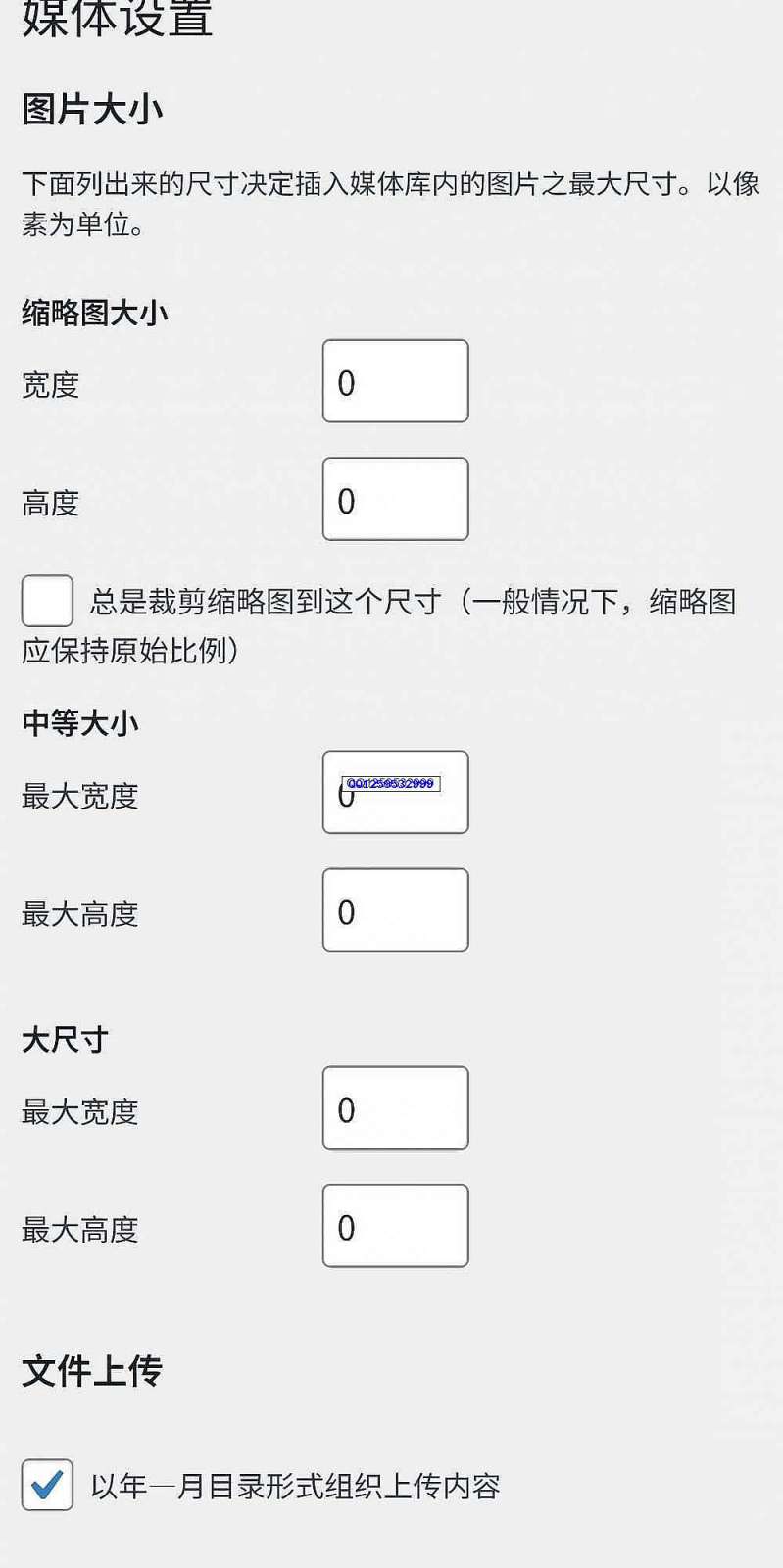 神人佛之WordPress+子比主题彻底禁用上传媒体图片自动生成缩略图及多尺寸图片-神人佛-善无痕蛇无泪