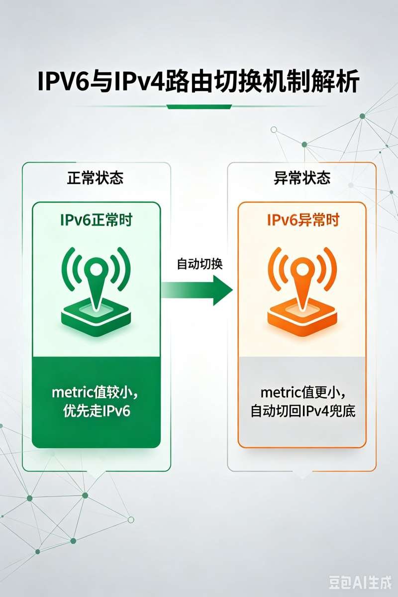 🛠️ 一步解决：给服务器加上IPv6默认路由.必须配置得有才能用-神人佛-善无痕蛇无泪